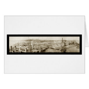 Bremerton, WA Navy Photo 1913 Hälsningskort