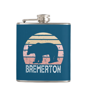 Bremerton Washington Retro Bear Fickplunta