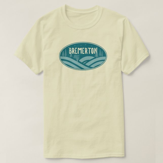 Bremerton Washington utomhus T Shirt (Design framsida)