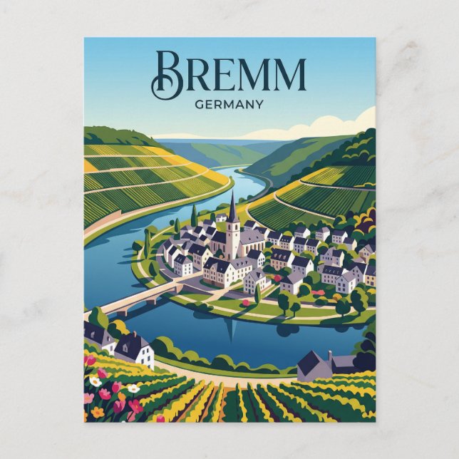 Bremm Tyskland Vykort (Framsida)