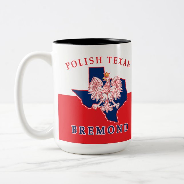 Bremond polska Texan Två-Tonad Mugg (Vänster)