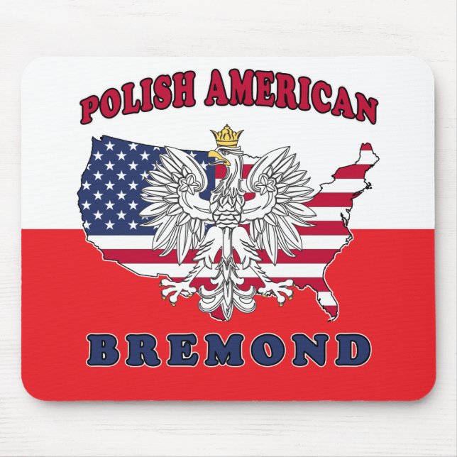 Bremond Texas polsk amerikan Musmatta (Framsidan)
