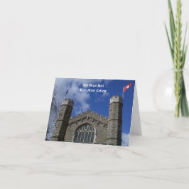 Bren Mawr College Underbarare Hall Torn Note Card Tack Kort