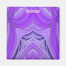 BRENDA ~ 3D Fractal Design lila blue