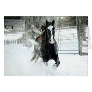 Brenda Lee rinnande vinter Hälsningskort