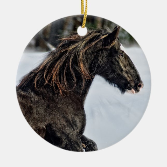 Brenda Lee snöprydnad Julgransprydnad Keramik (Framsidan)