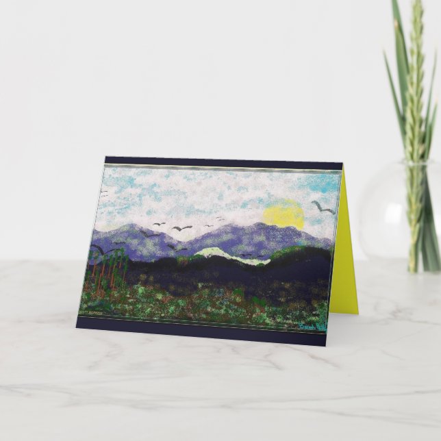 BRENDAS HÄRLIGA TOMMA HÄLSNINGKORT KORT (Framsida)