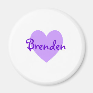 Brenden i Lila Magnet