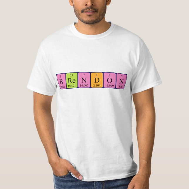 Brendon Periodisk skjorta bord namn T-shirt (Framsida)