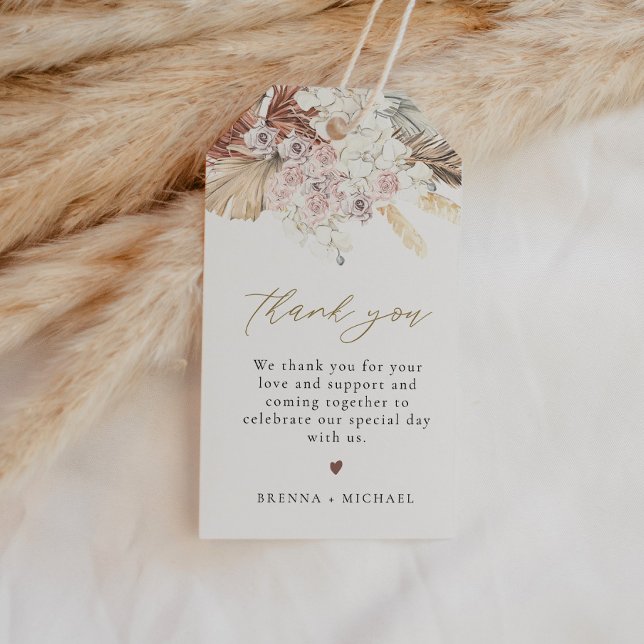 BRENNA Bohemian Dry Handflatan Earth Tone Presentetikett (Skapare uppladdad)