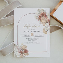 BRENNA Boho Arch Terracotta Handflatan Baby Shower