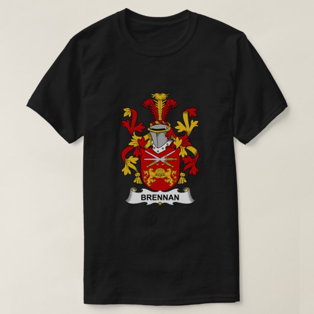 Brennan Coat of Arms - Family Crest Shirt Essentia T (Design framsida)