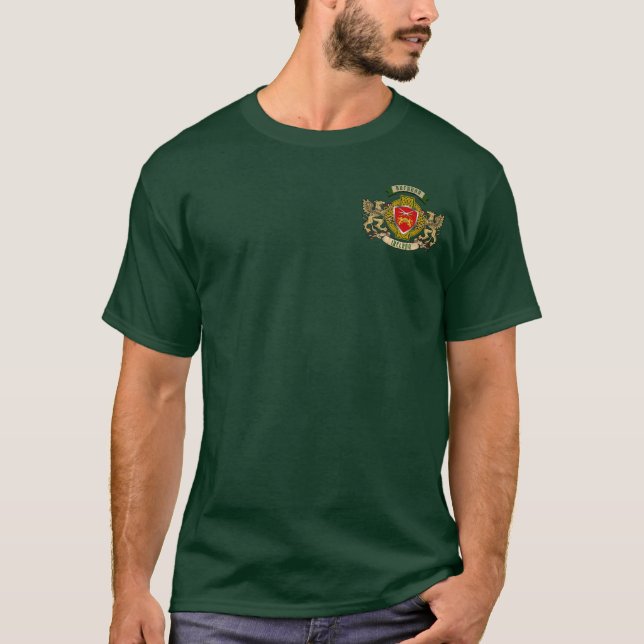 Brennan Irish Shield & Griffins Personlig T Shirt (Framsida)