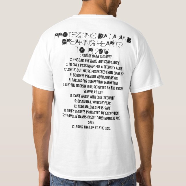 Brenner Tee Shirt (Baksida)