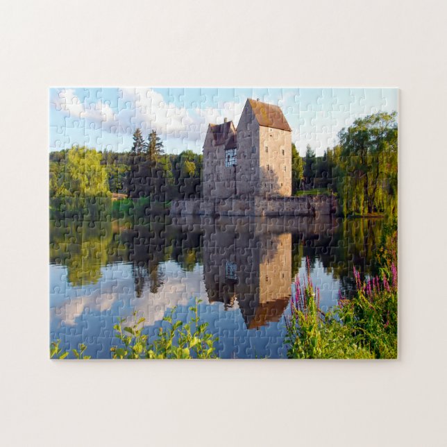Brennhausen slott Tyskland. Pussel (Horisontell)