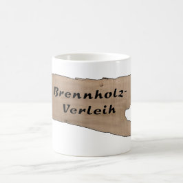 Brennholz Kaffemugg