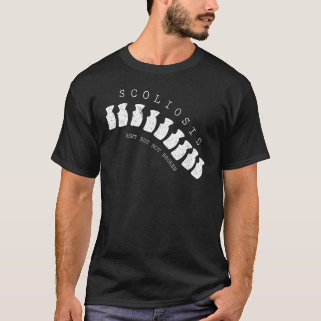 Brent Scoliosis Awareness Survivor T Shirt (Framsida)