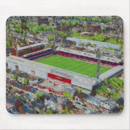 Brentford FC Griffin Park Stadium Aerial Art Musmatta
