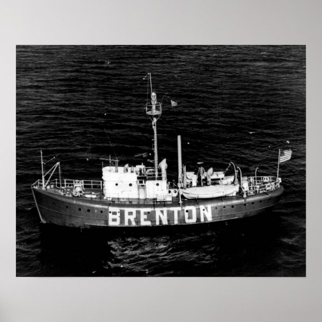 Brenton Reef Lightship LV-102/WAL-525 Poster (Framsidan)