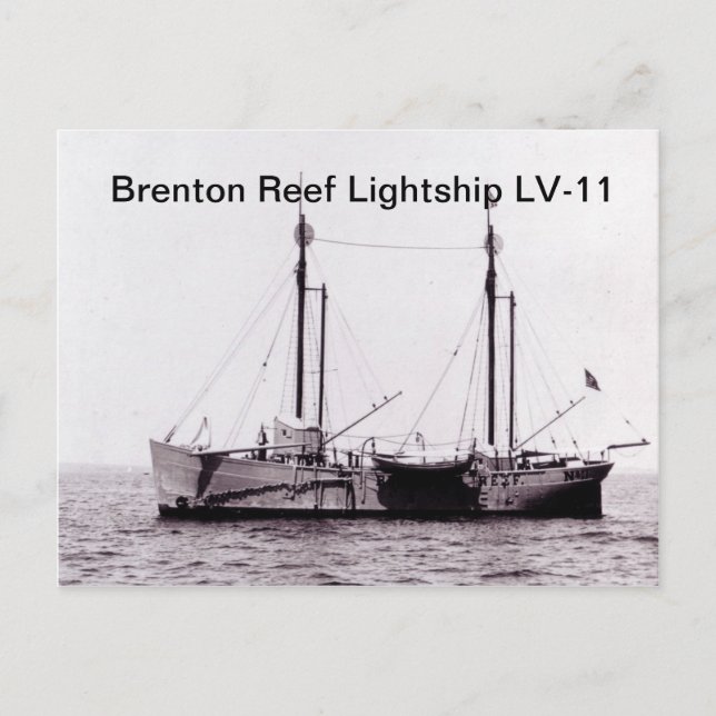 Brenton Reef Lightship LV-11 vykort (Framsida)