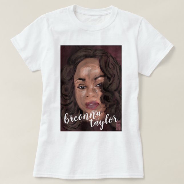 breonna taylor SAY HER NAMN T Shirt (Design framsida)