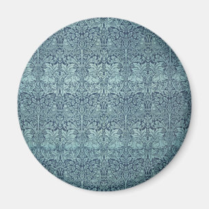 Brer Rabbit av William Morris Blått Textilmönster Magnet