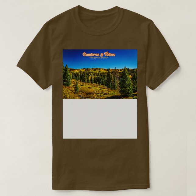 Bres and Toltec Narrow Gage Railroad T Shirt (Design framsida)