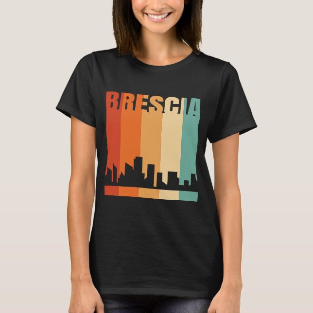 Brescia Skyline T Shirt (Framsida)