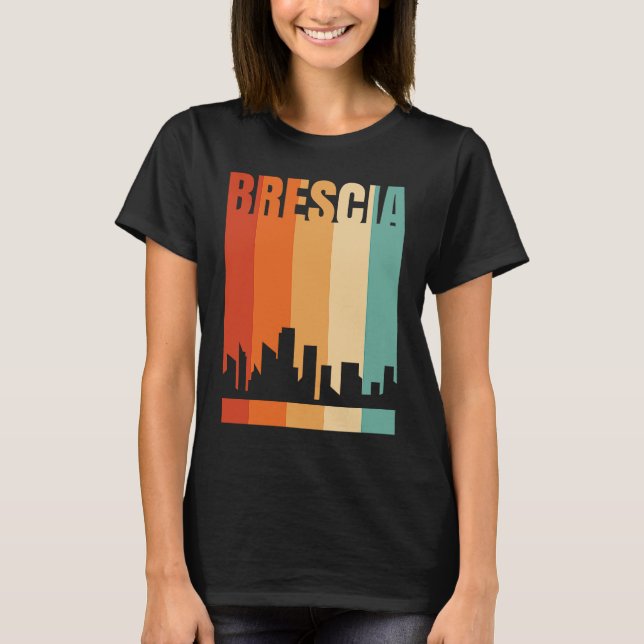 Brescia Skyline T Shirt (Framsida)