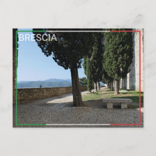 Brescias slott - Italien Vykort
