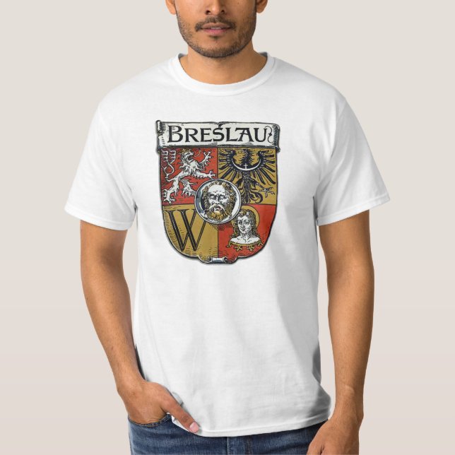 Breslau vapensköld t shirt (Framsida)