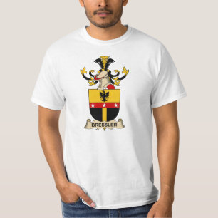 Bressler familjvapensköldar t-shirt