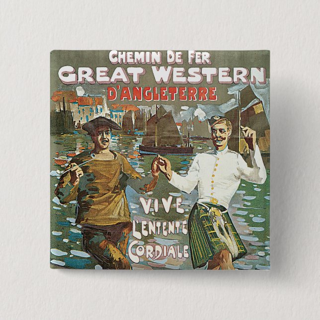 Brest á Londres 18 heurs Knapp (Framsida)