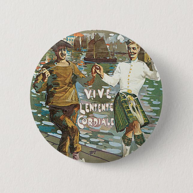 Brest á Londres 18 heurs Knapp (Framsida)