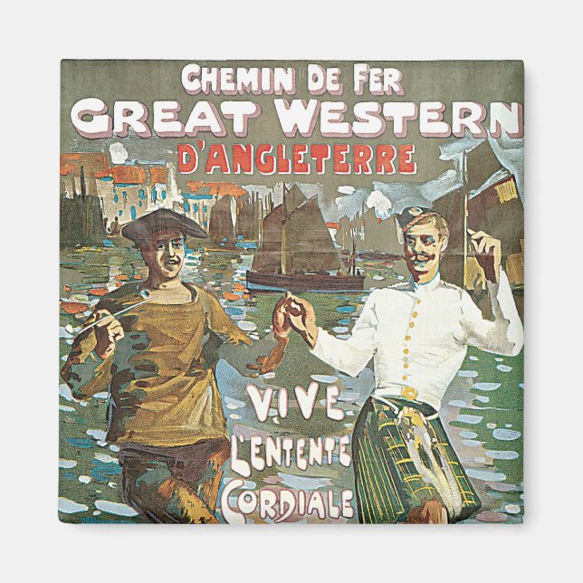 Brest á Londres 18 heurs Magnet (Framsidan)