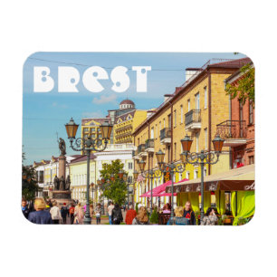 Brest Belarus Cityscape Architecture Street Б р е Magnet