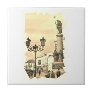 Brest City Architecture Sketch Kakelplatta