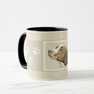Bretagne - Cute Original Hund Art Mugg