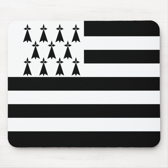 Bretagne patriotiska flagga musmatta (Framsidan)
