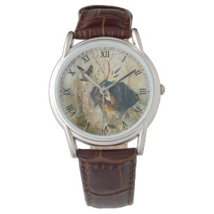 Bretagne spanjor och vedkuk armbandsur