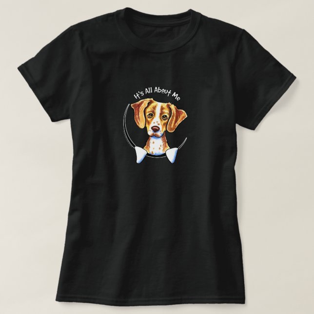 Bretagne spanjor om mig tee shirt (Design framsida)