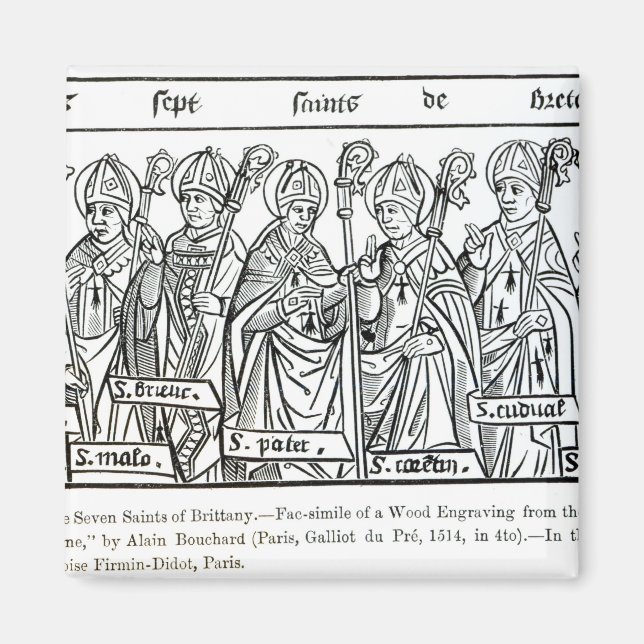 Bretagnes sju saints magnet (Framsidan)