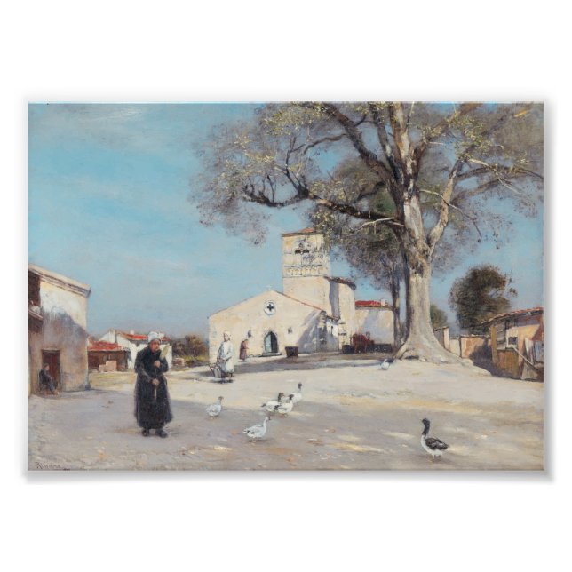 Bretagnsk lantlig arkitektur fototryck (Framsidan)