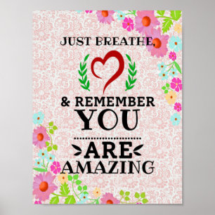 Brethe - Motiverande, inspirerande hem Poster