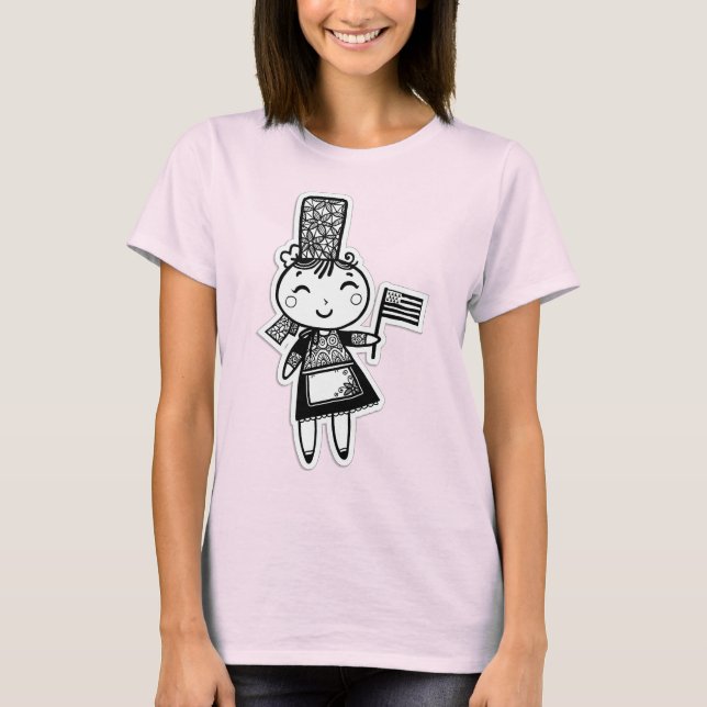 Breton Girl T Shirt (Framsida)