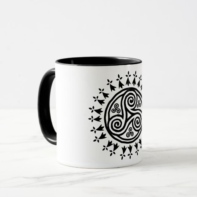 Breton triskel & hermines mugg (Framsida vänster)