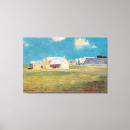 Breton Village Canvastryck
