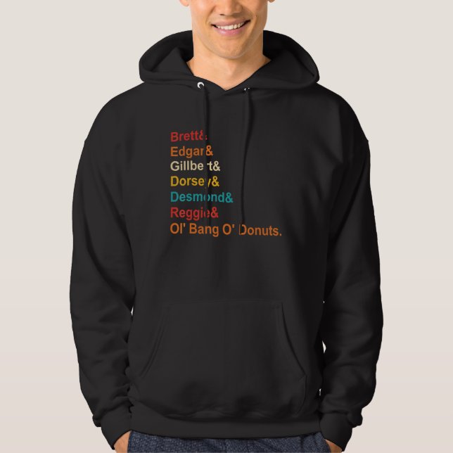 Brett& Edgar& Gillbert& Dorsey& Desmond& Reggie Hoodie (Framsida)