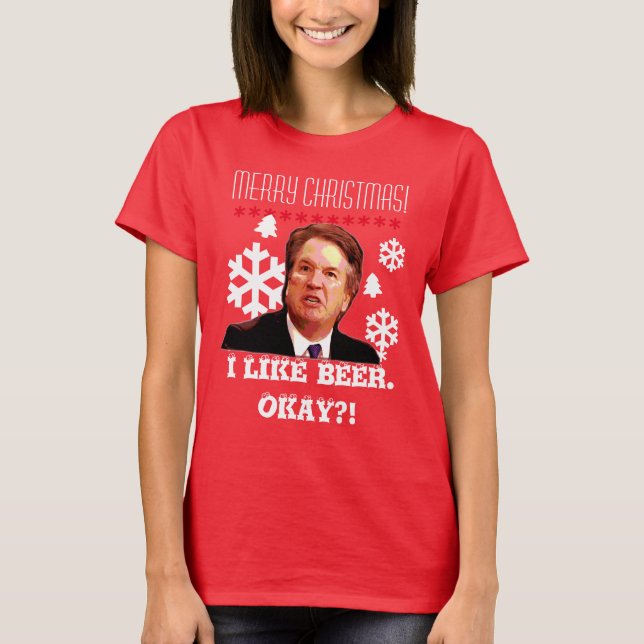 "Brett Kavanaugh" ful julskjorta T Shirt (Framsida)
