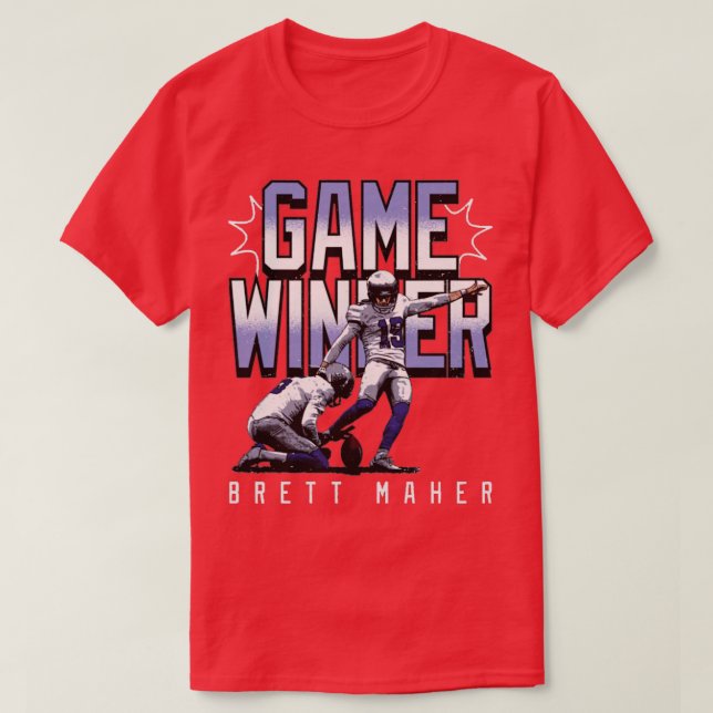 Brett Maher Dallas Game Winner TShirt 1 T Shirt (Design framsida)